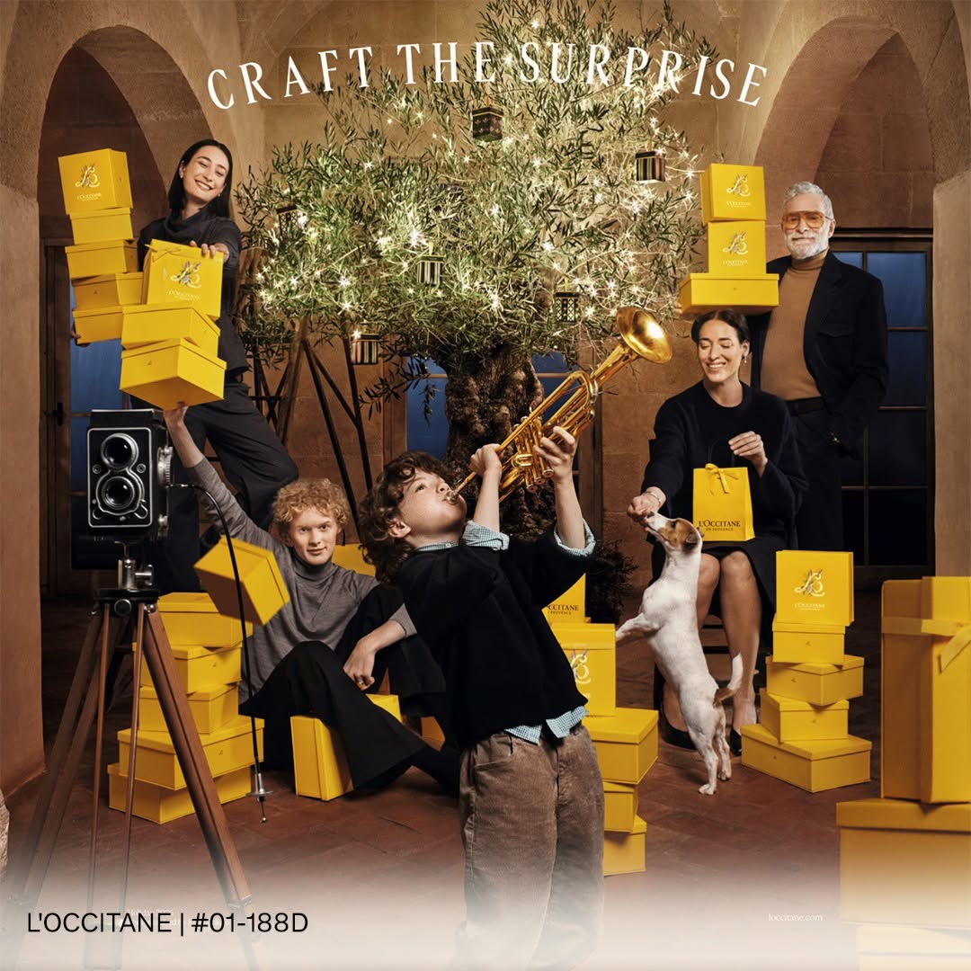 L'Occitane gift display