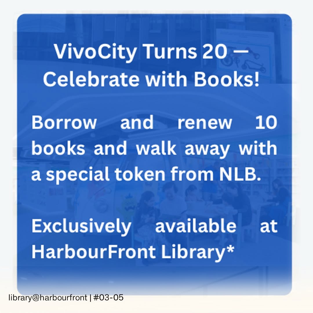 HarbourFront Library book promotion