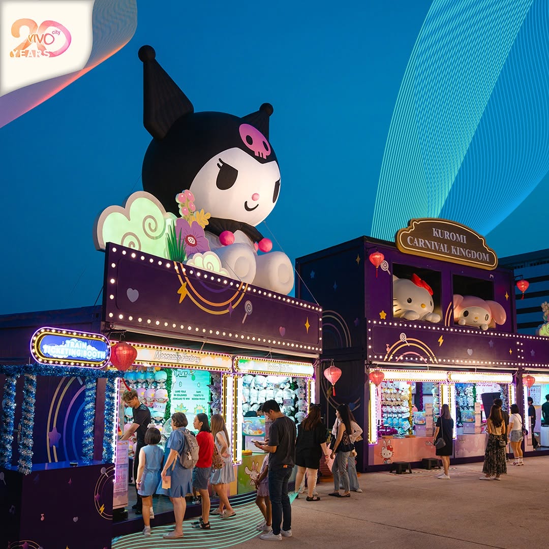 Kuromi Carnival Kingdom at VivoCity: Games, Mini Train and Sanrio