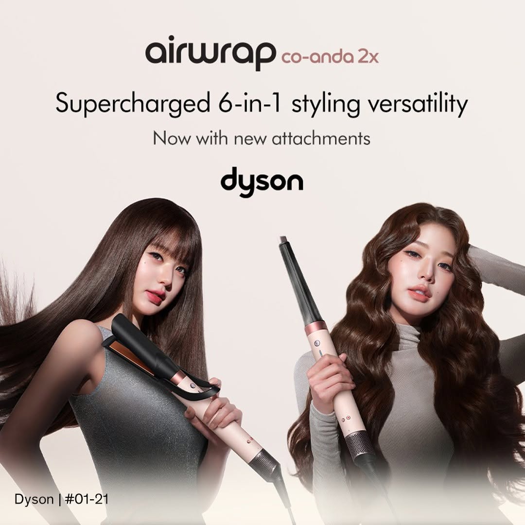 Dyson Airwrap Coanda 2x at VivoCity