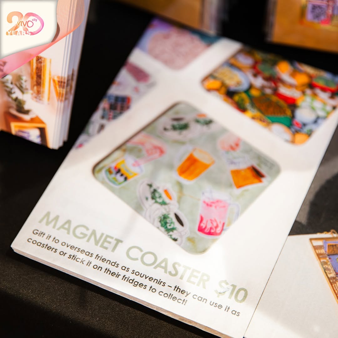 VIVO MEALS Magnet Coaster display