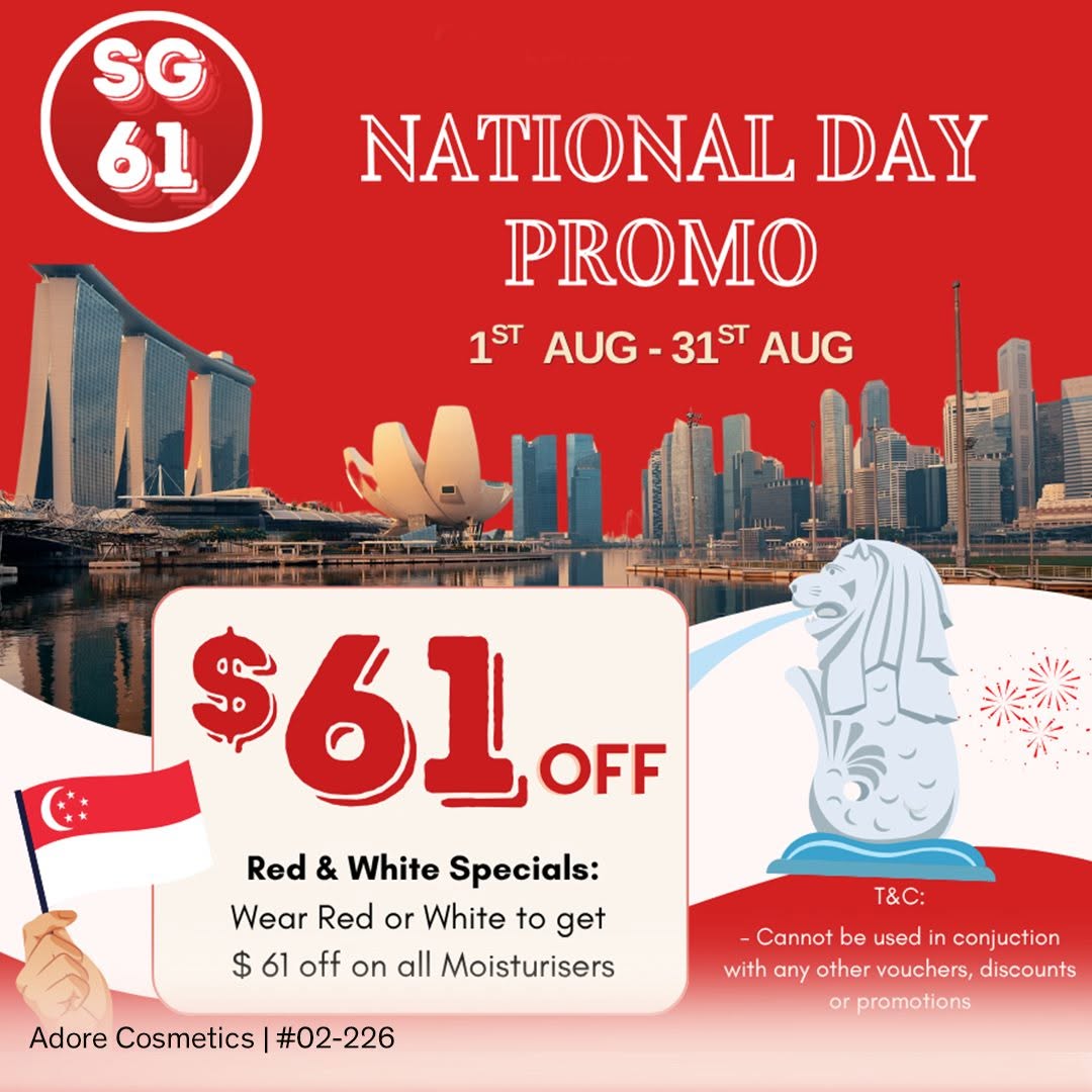 Adore Cosmetics $61 off moisturisers promotion