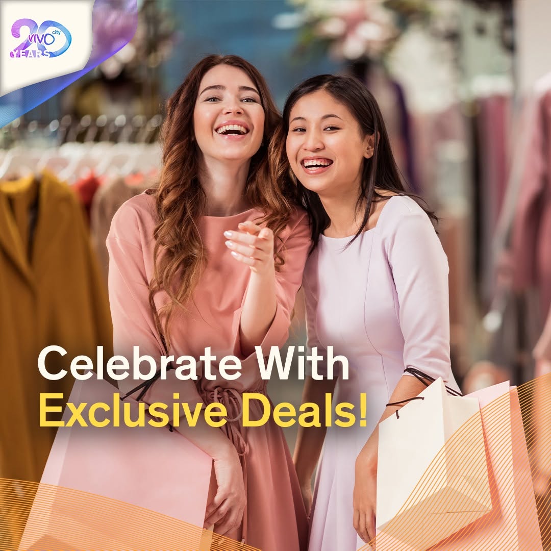 VivoCity deals till 19 Sep: Pramwash, PrettyFIT, Rabeanco, sen-ryo offers