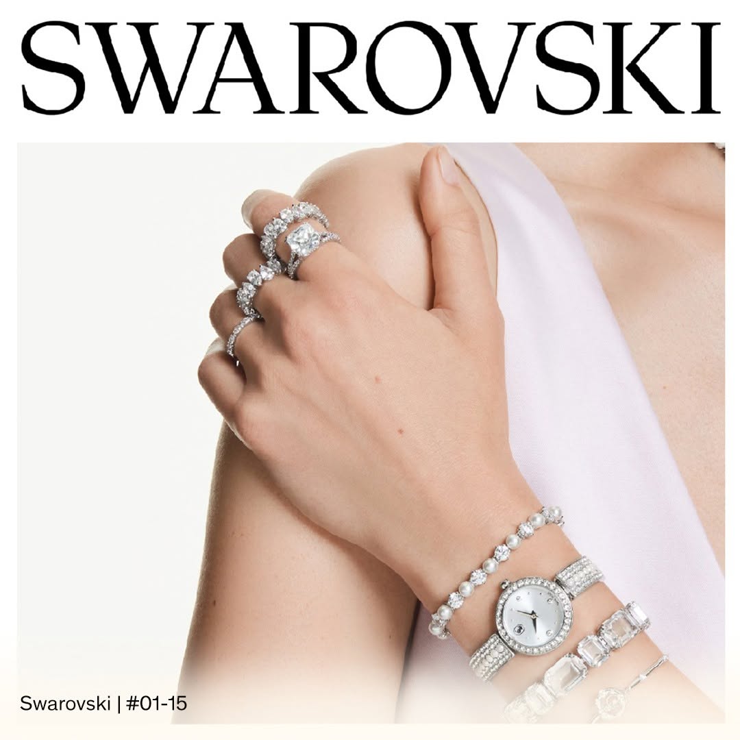 Swarovski jewellery and watch