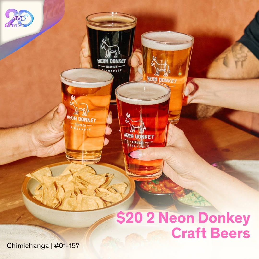 Chimichanga Neon Donkey craft beer offer
