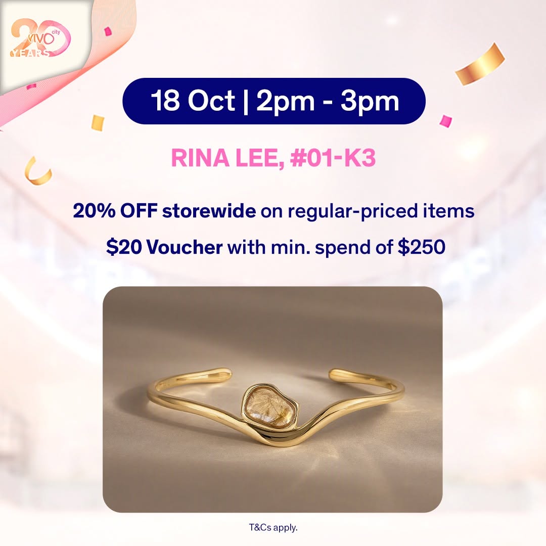 RINA LEE Power Hour promotion