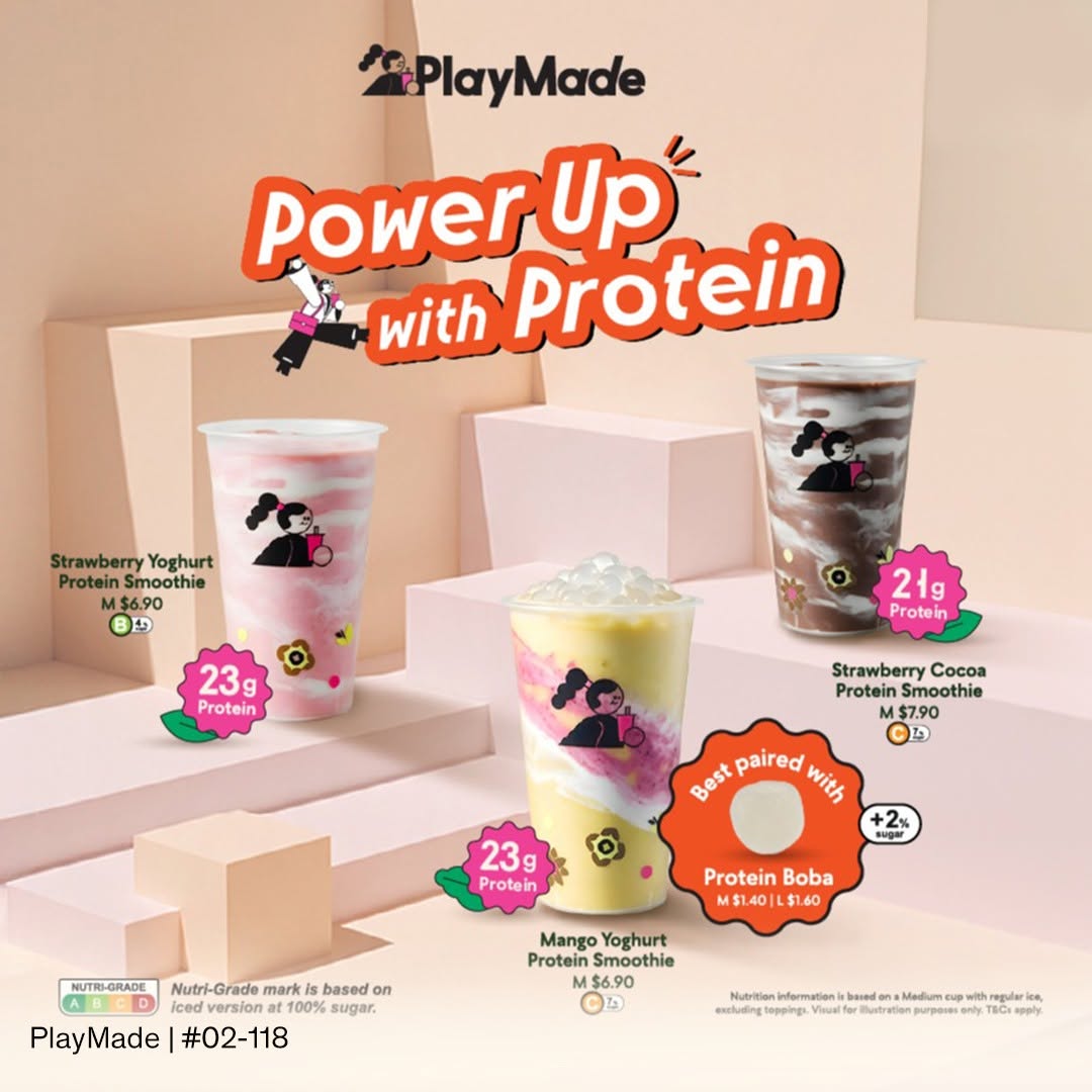 PlayMade Power Up with Protein smoothies