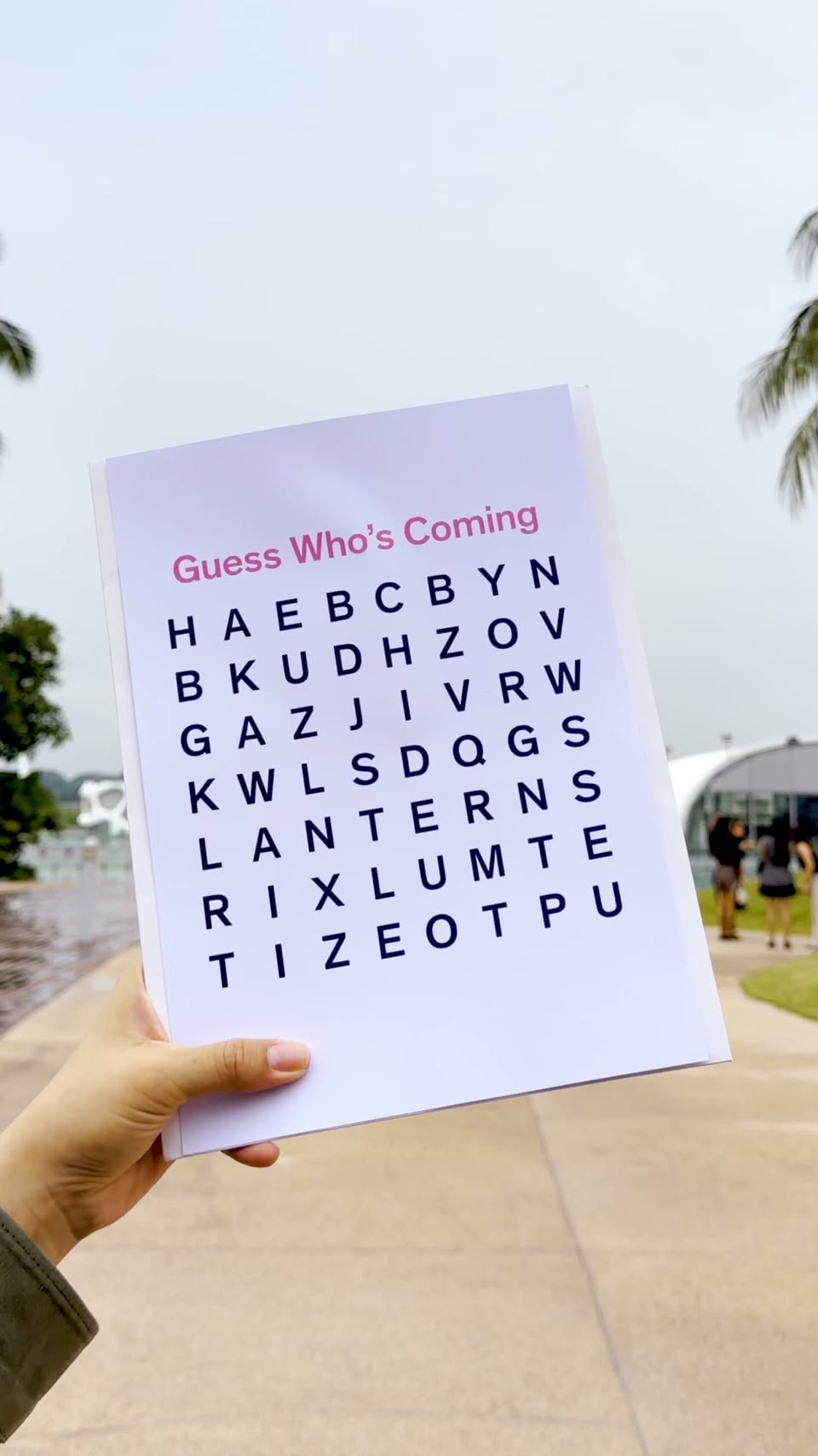 VivoCity Teases Lanterns Attraction with Guess Who's Coming Puzzle