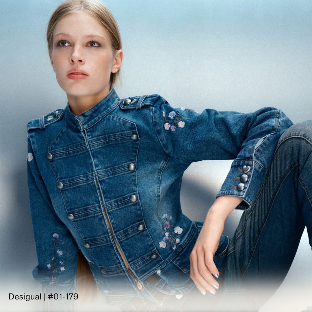 Desigual denim jacket at VivoCity