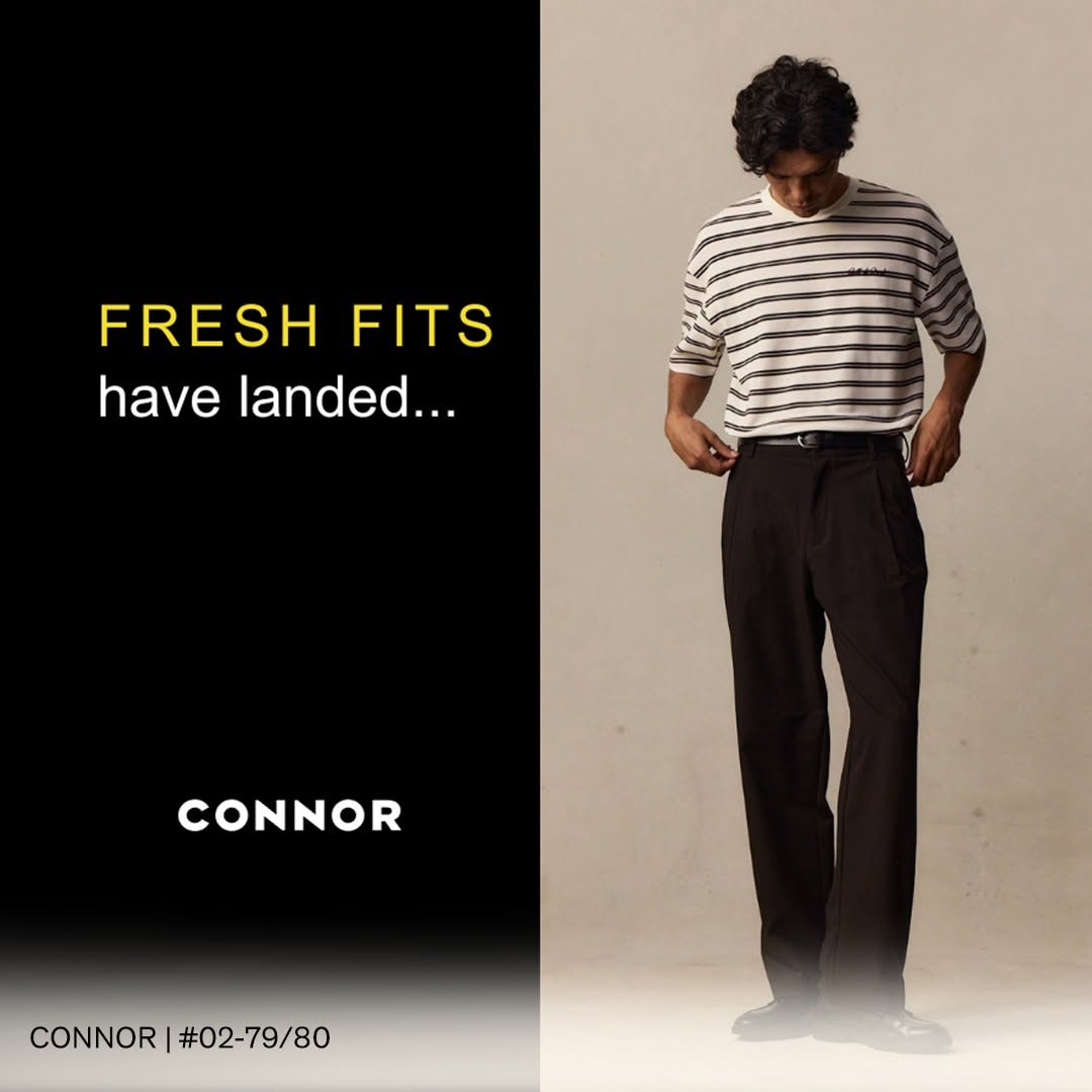 Connor new collection at VivoCity