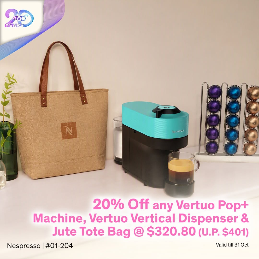 Nespresso Vertuo Pop+ bundle