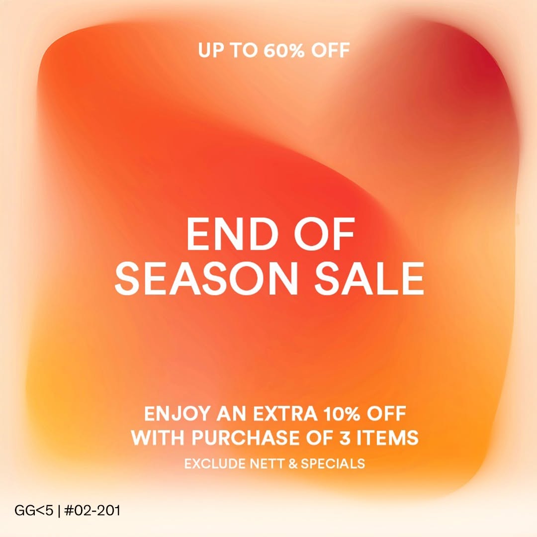 End of Season Sale promotion