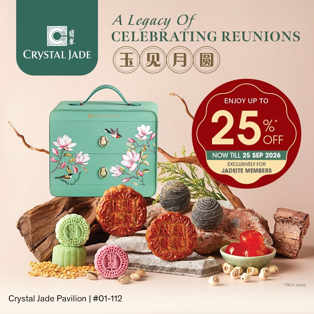 Crystal Jade mooncakes promotion