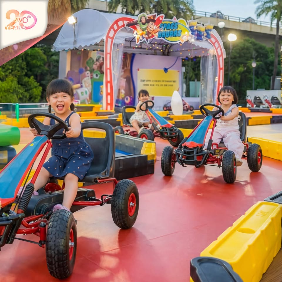 Toy Story installations at VivoCity