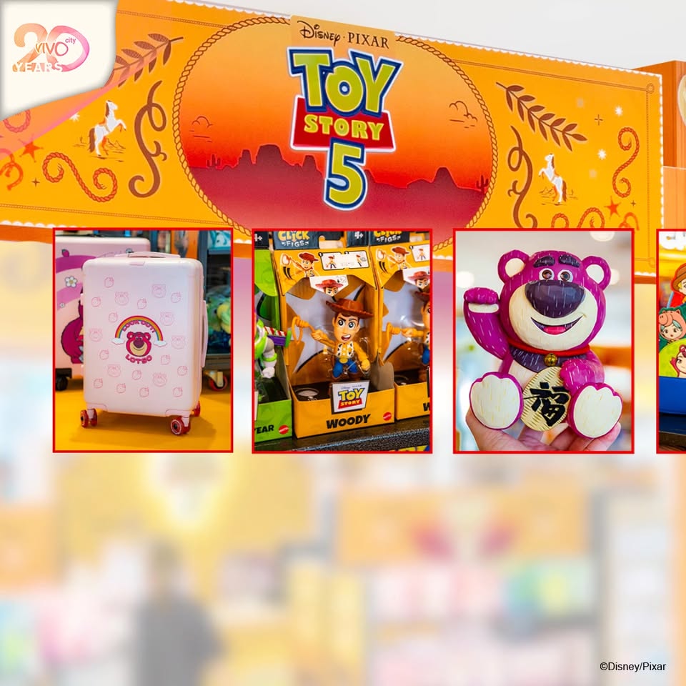 Disney and Pixar Treasure Stop Retail Pop-Up at VivoCity