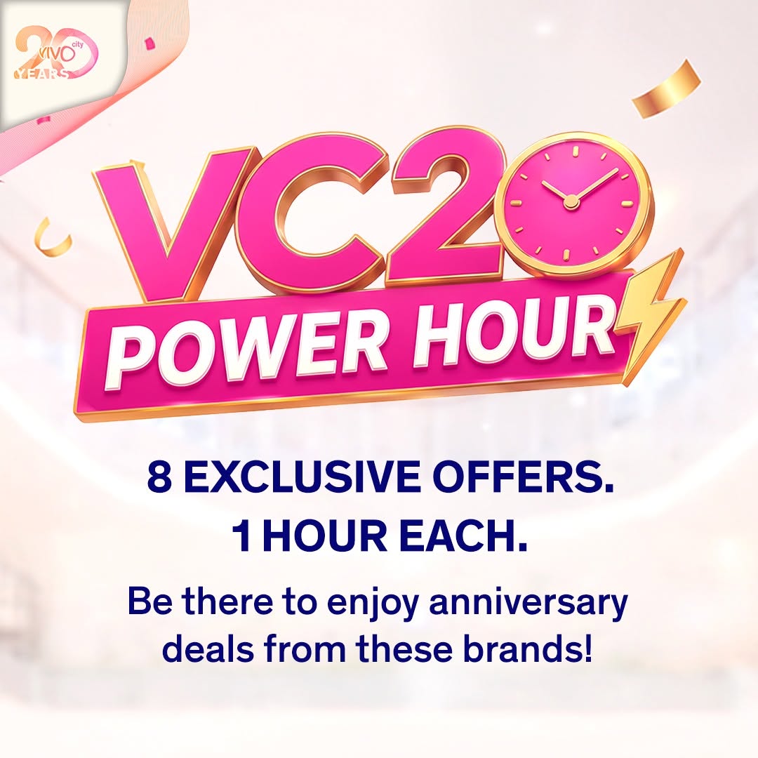 VivoCity Power Hour exclusive offers