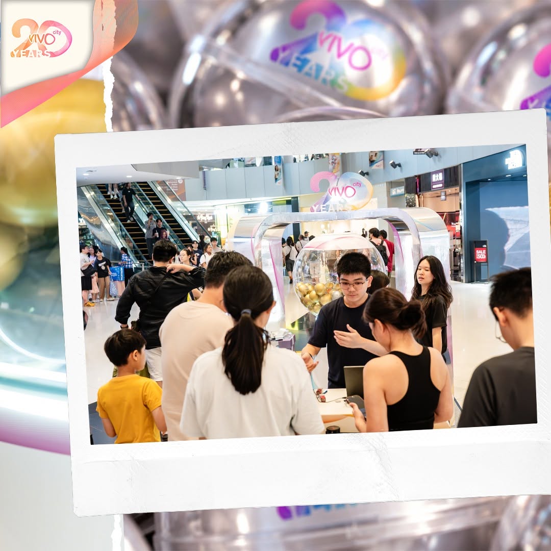 VivoCity promotional booth