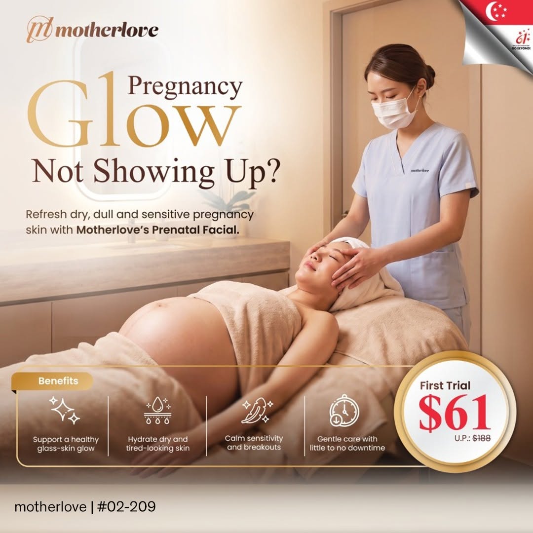 Motherlove Prenatal Facial first trial promotion