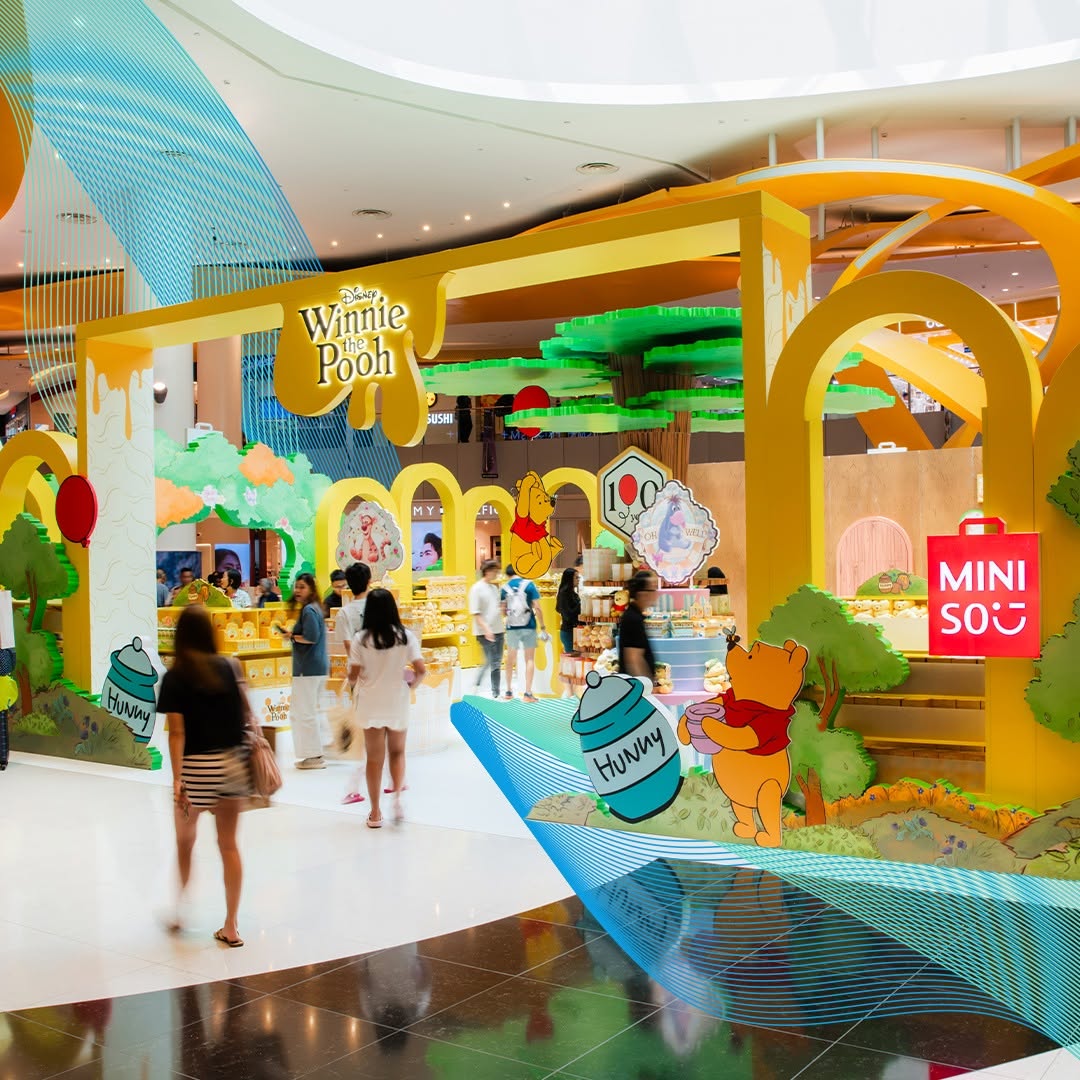 MINISO x Winnie-the-Pooh 100th Anniversary Pop-Up @ VivoCity