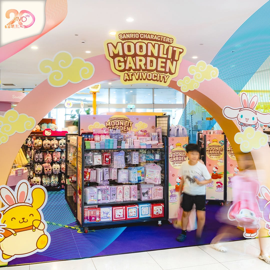 Sanrio Characters Moonlit Garden pop-up at VivoCity