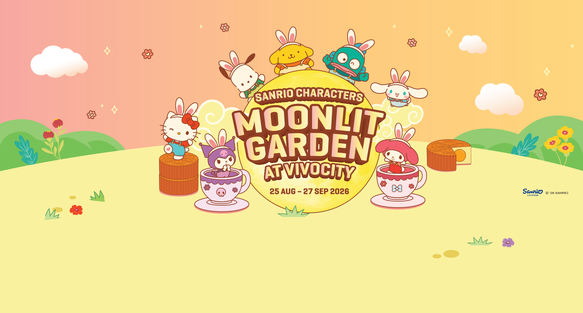Moonlit Garden at VivoCity featuring Sanrio characters