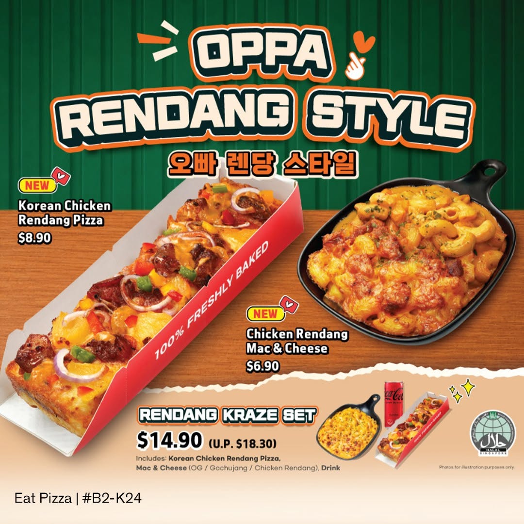 Eat Pizza Rendang Kraze Set at VivoCity