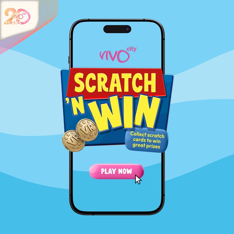 VivoCity Scratch n Win promotion on VivoRewards App