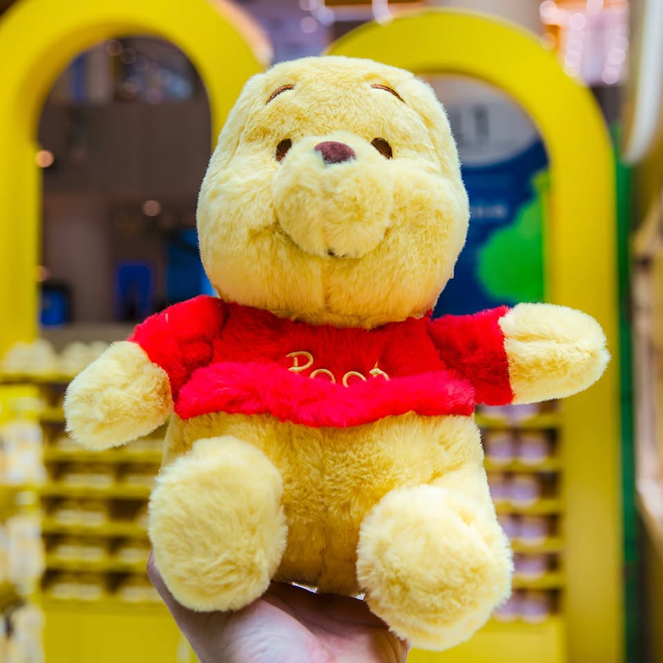 Winnie the Pooh plush toy at MINISO pop-up