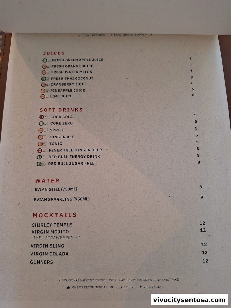 Menu page for 1-Flowerhill