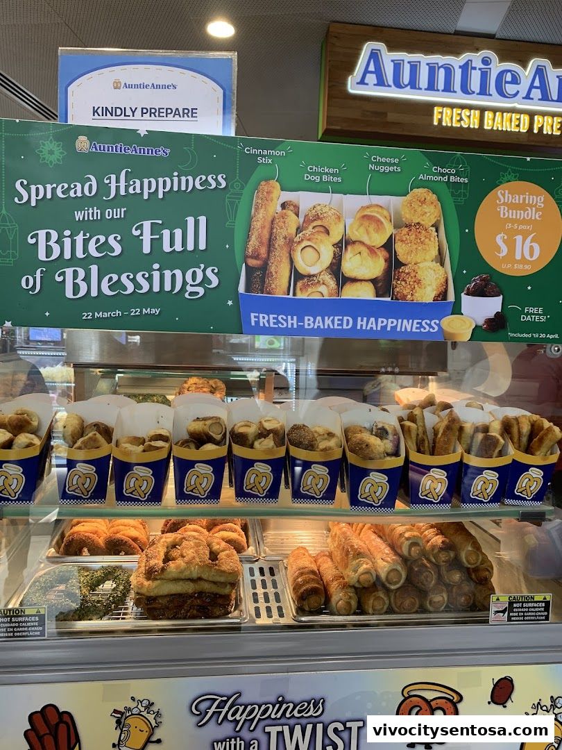 Auntie Annes Soft Pretzels Vivo City
