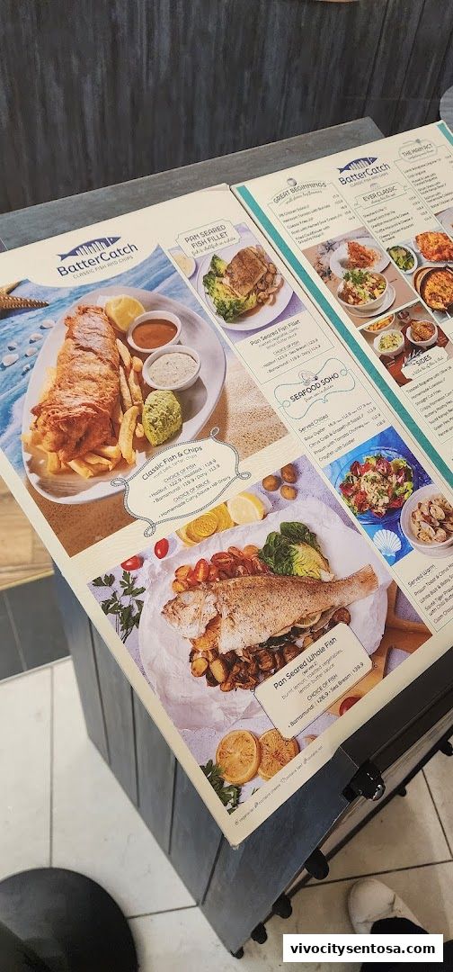 Menu page for BatterCatch - VivoCity