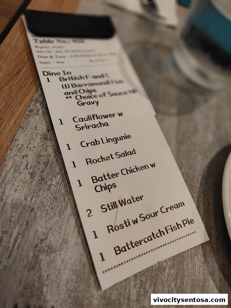 Menu page for BatterCatch - VivoCity