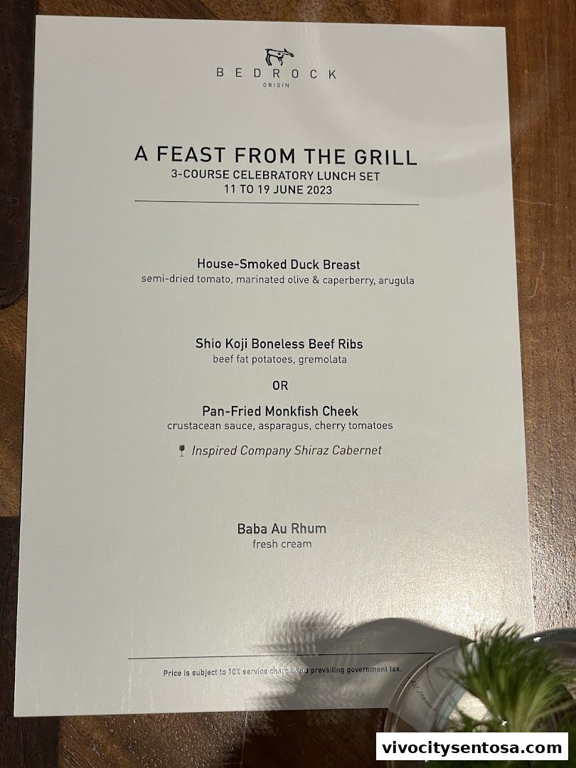 Bedrock Origin - Steakhouse  Sentosa