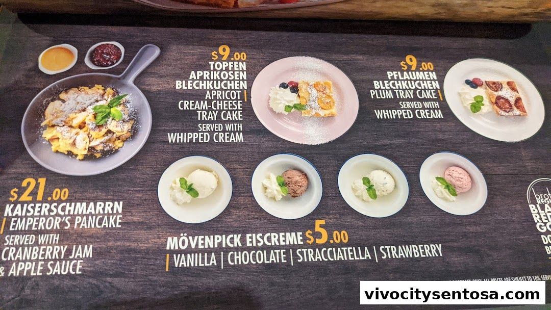 Menu page for Brotzeit German Beer Bar and Restaurant - VivoCity