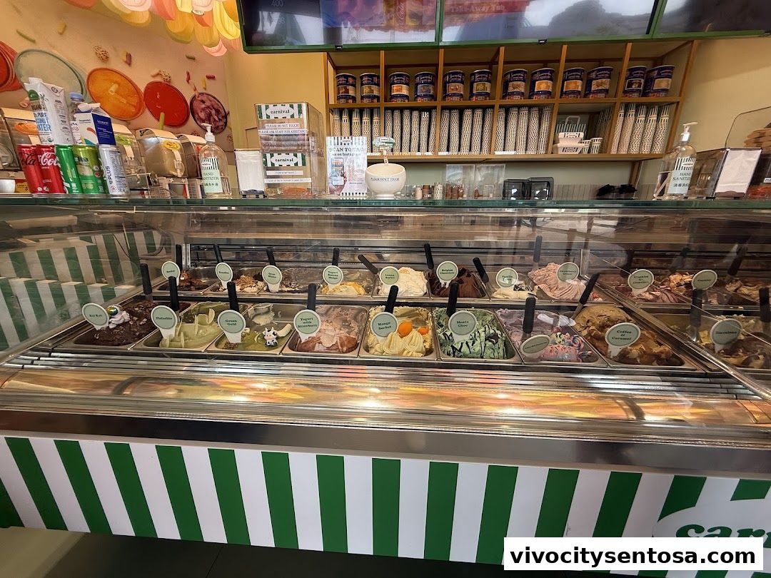 Carnival Ice Cream Singapore - 36 Flavours, Fresh Italian Ice Cream