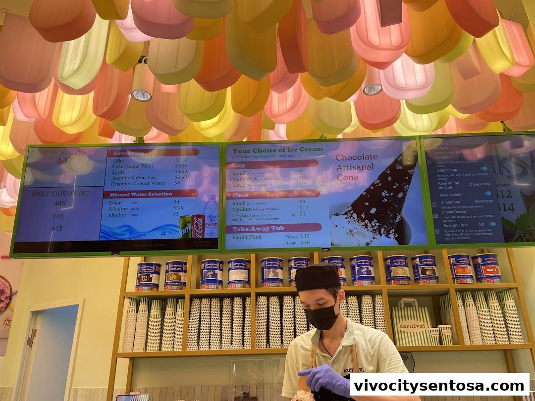 Carnival Ice Cream Singapore - 36 Flavours, Fresh Italian Ice Cream