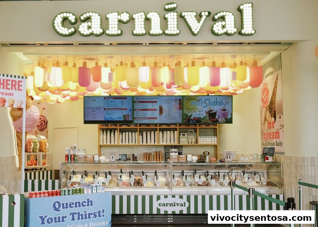 Carnival Ice Cream Singapore - 36 Flavours, Fresh Italian Ice Cream