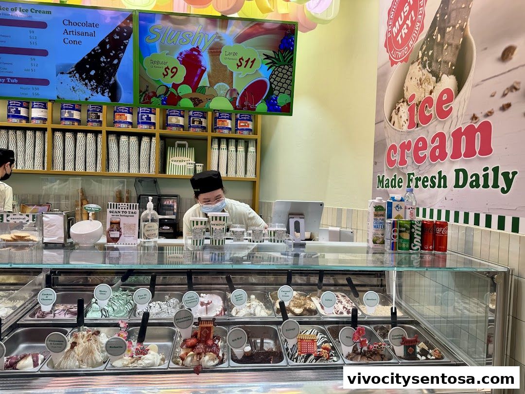 Carnival Ice Cream Singapore - 36 Flavours, Fresh Italian Ice Cream