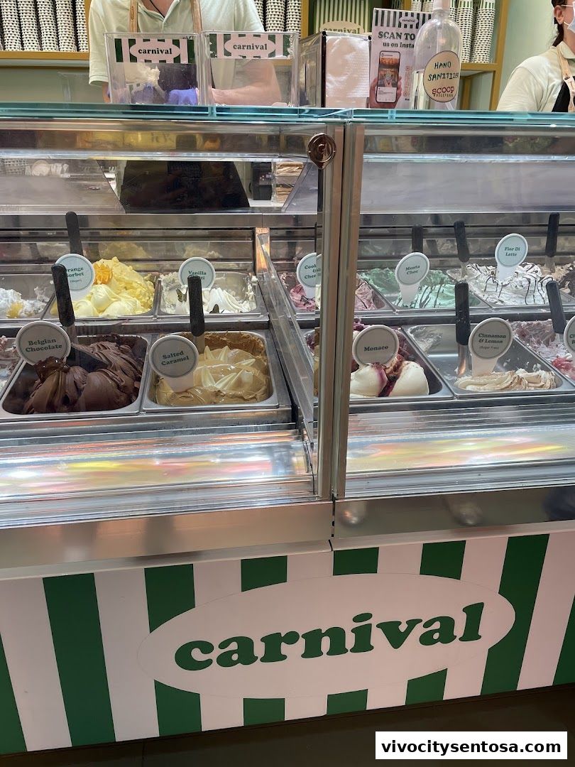 Carnival Ice Cream Singapore - 36 Flavours, Fresh Italian Ice Cream