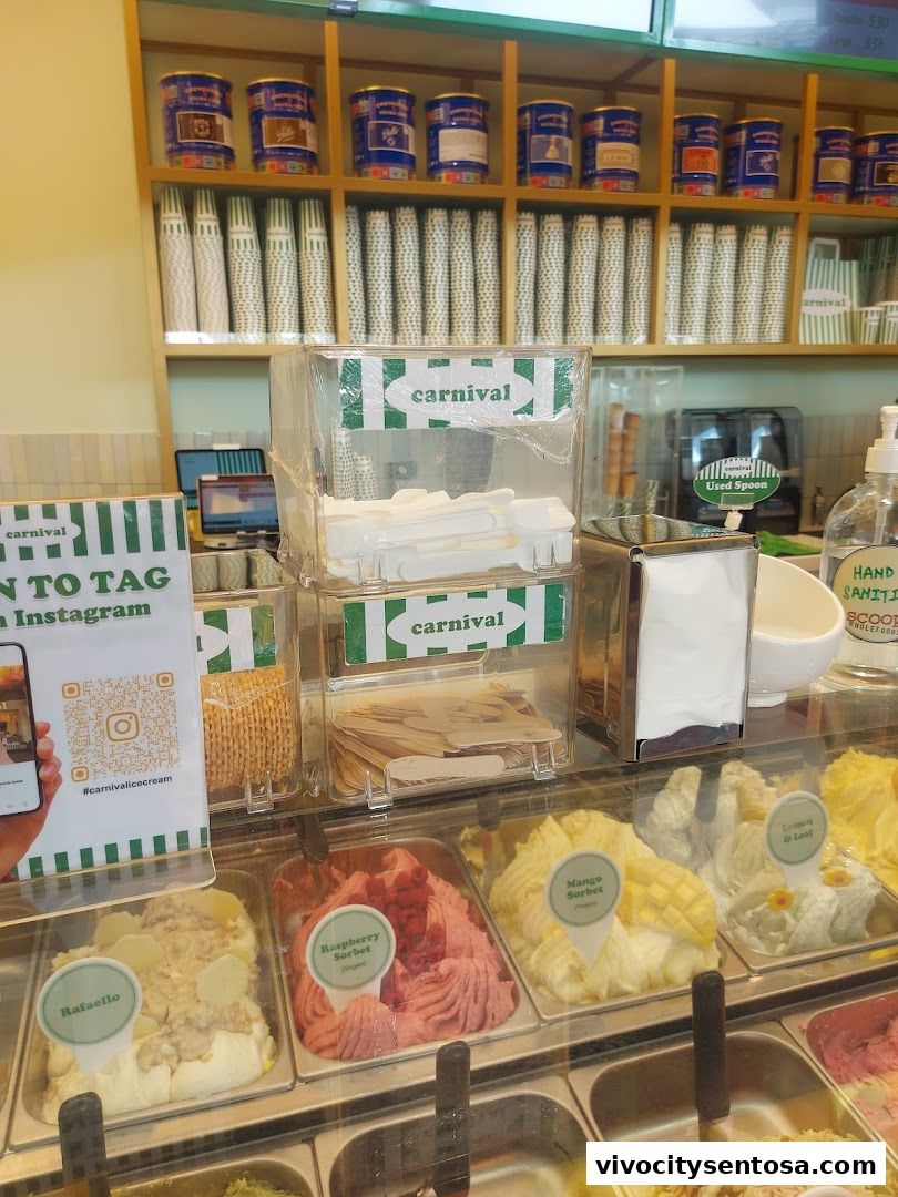 Carnival Ice Cream Singapore - 36 Flavours, Fresh Italian Ice Cream