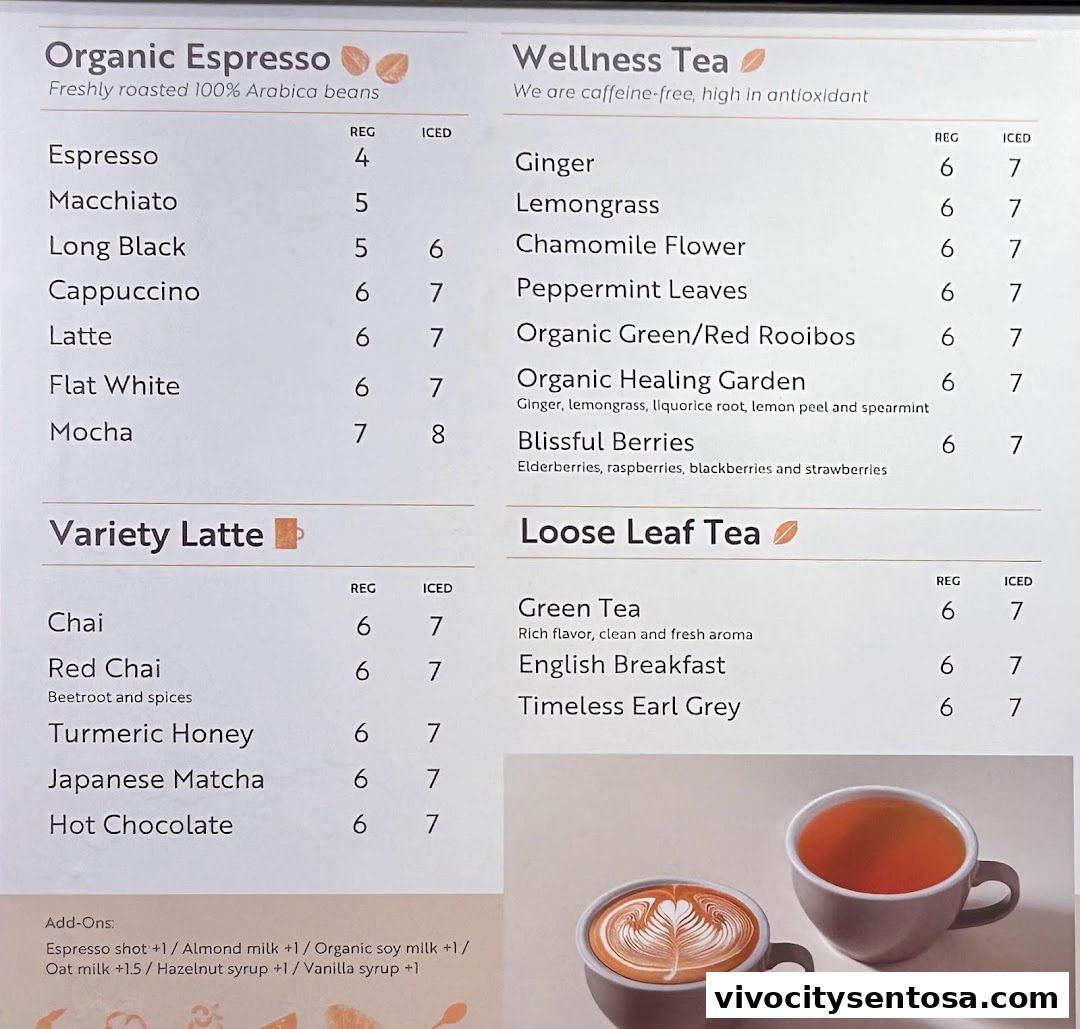 Menu page for Cedele Bakery Cafe - VivoCity