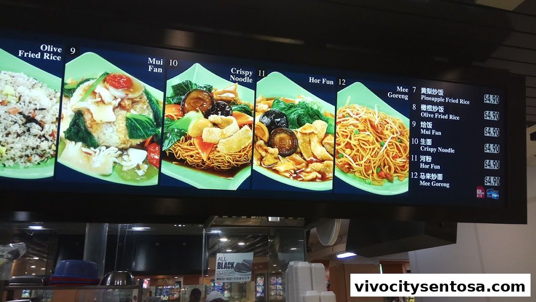Menu page for e VEG Vegetarian 益素食
