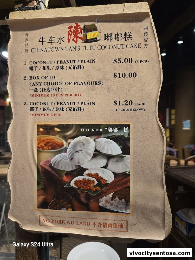 Menu page for Food Republic  VivoCity