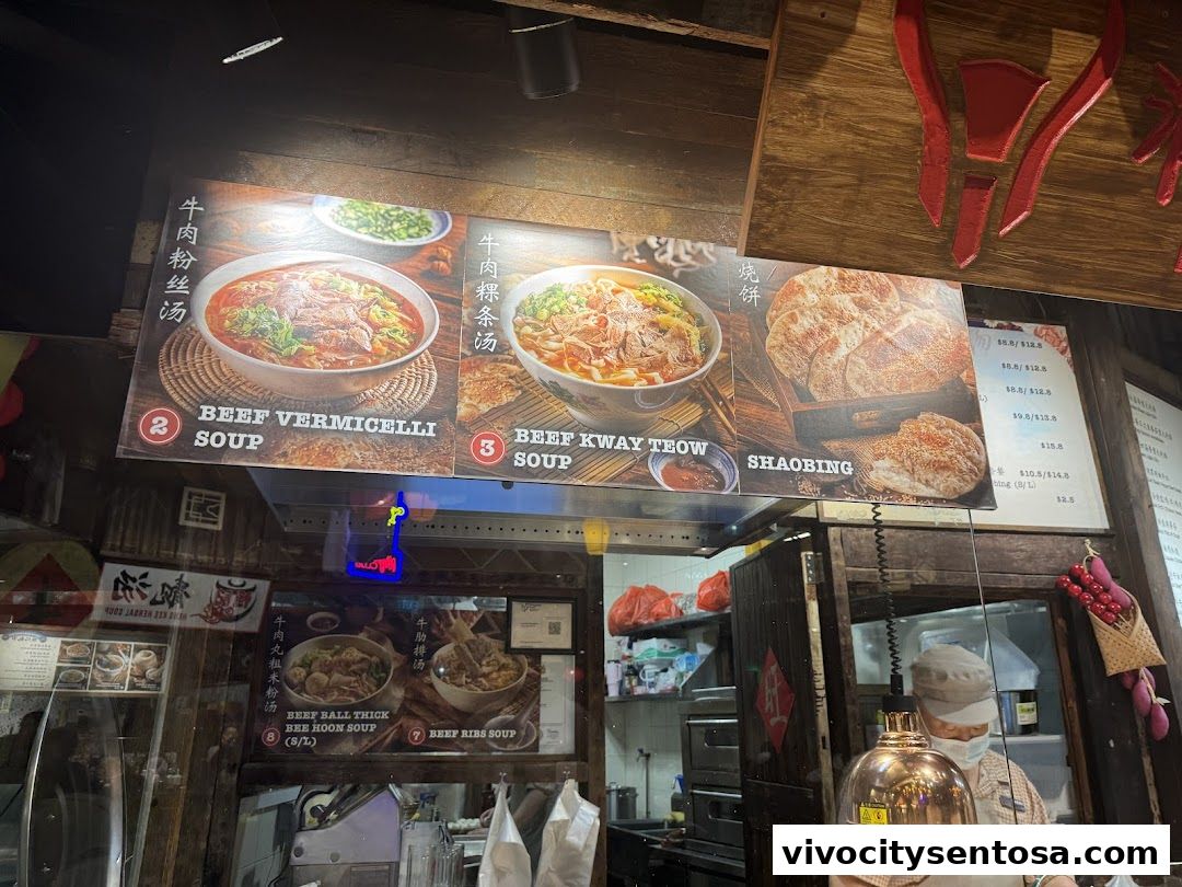 Menu page for Food Republic  VivoCity