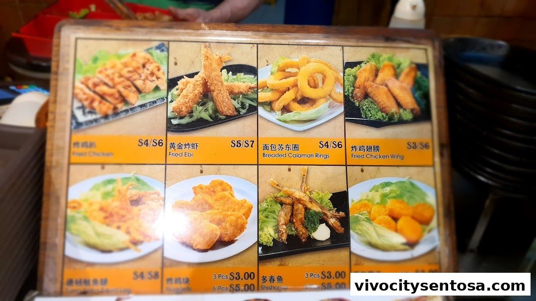 Menu page for Food Republic  VivoCity
