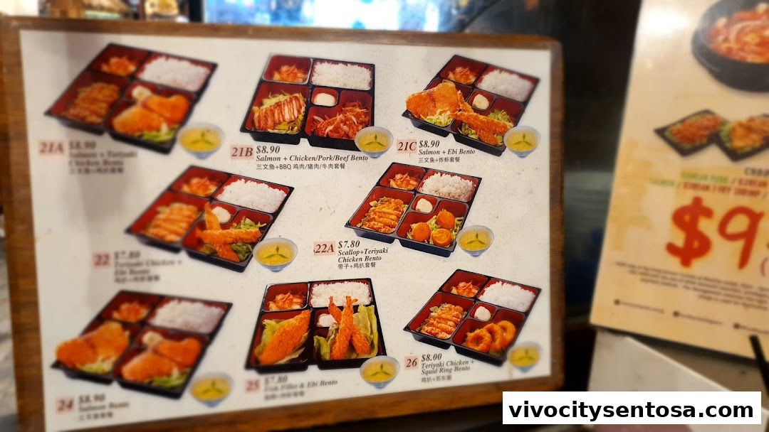 Menu page for Food Republic  VivoCity