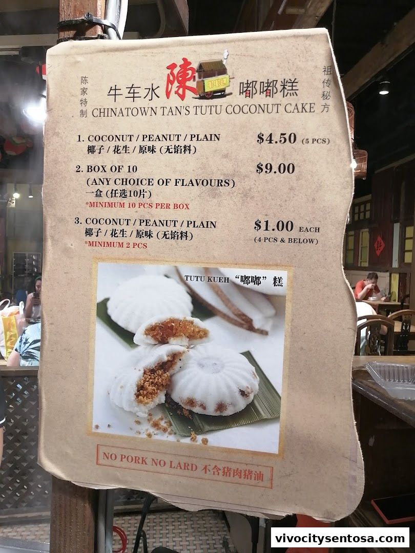 Menu page for Food Republic  VivoCity