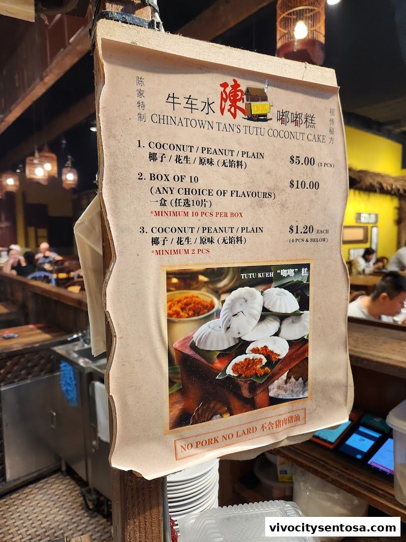 Menu page for Food Republic  VivoCity