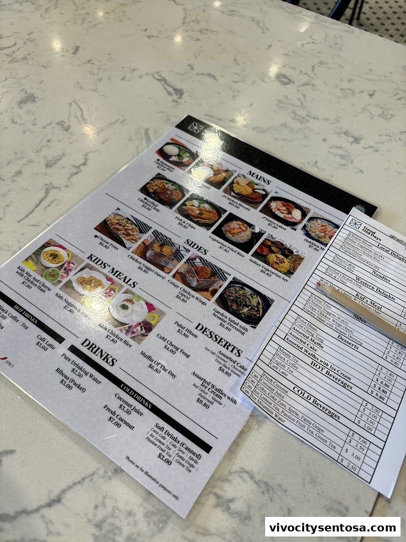 Menu page for Good Old Days