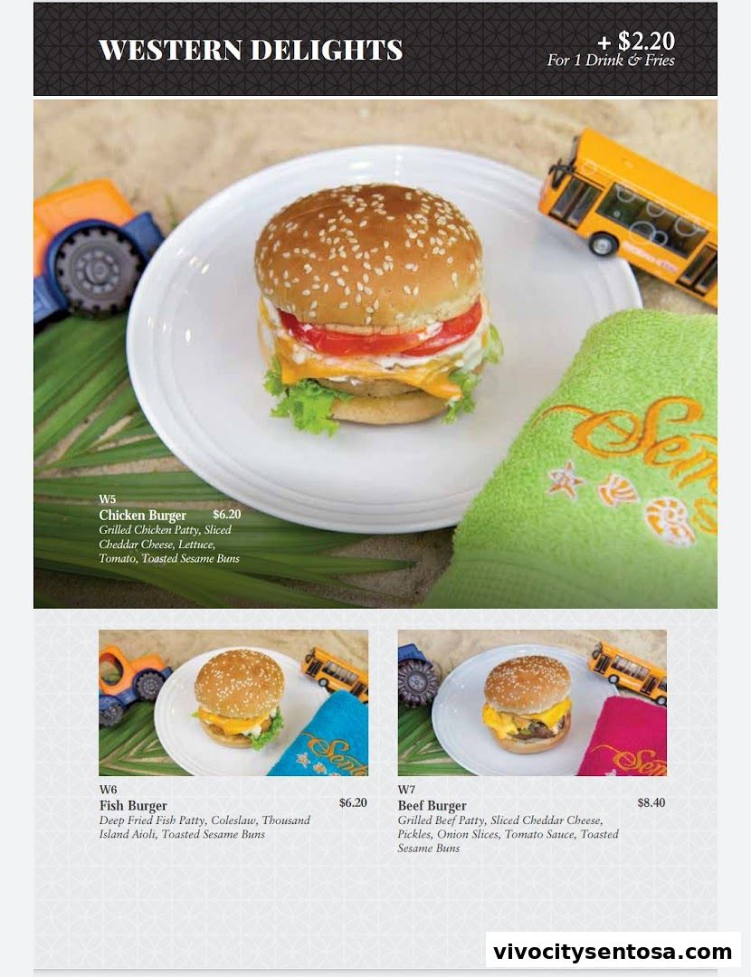 Menu page for Good Old Days